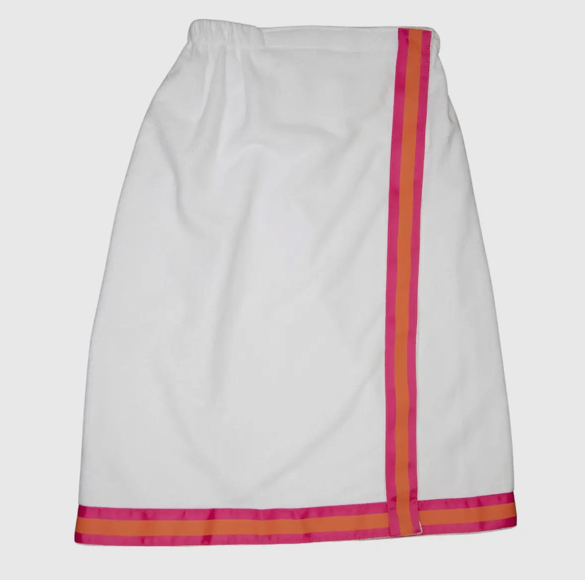 Bath Wrap with Ribbon Trim