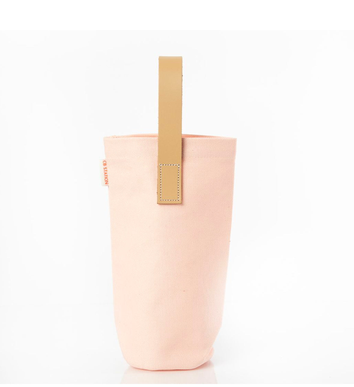 Wine Tote- Single Bottle Leather Handle