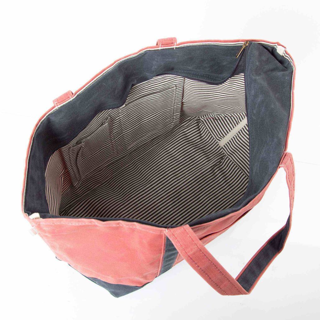 Waxed Canvas Boat Tote