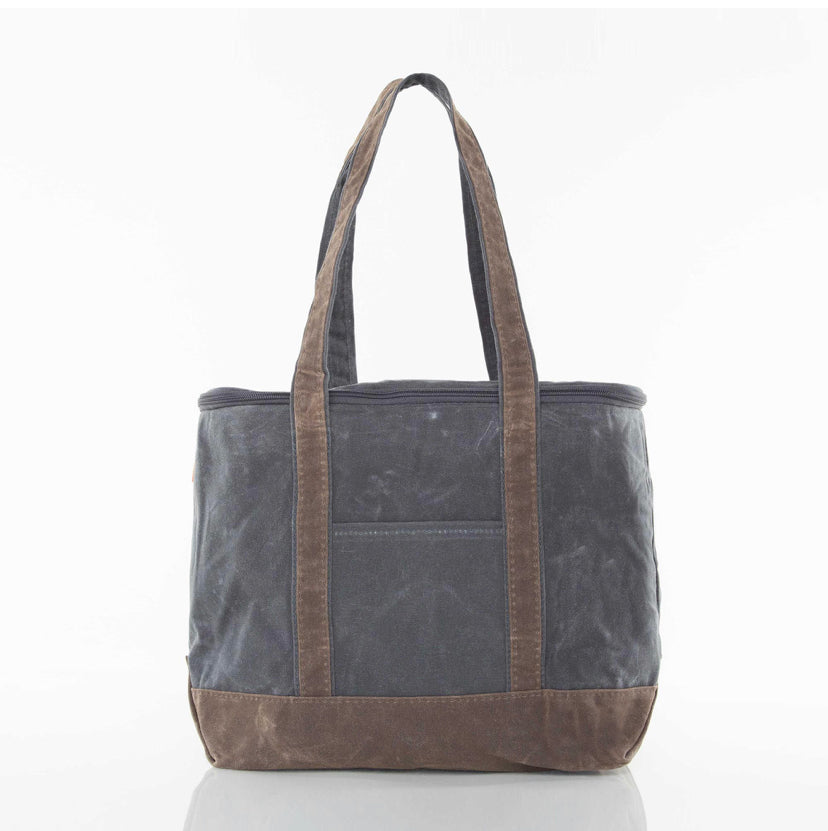 Waxed Canvas Cooler Tote