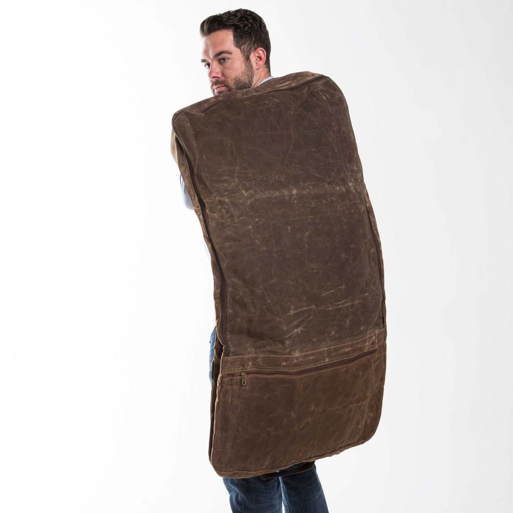 Waxed Canvas Garment Bag