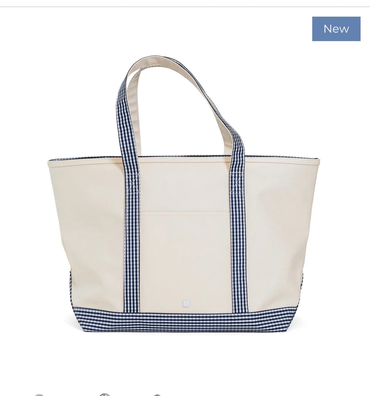 Coated Canvas  Tote -Maxi