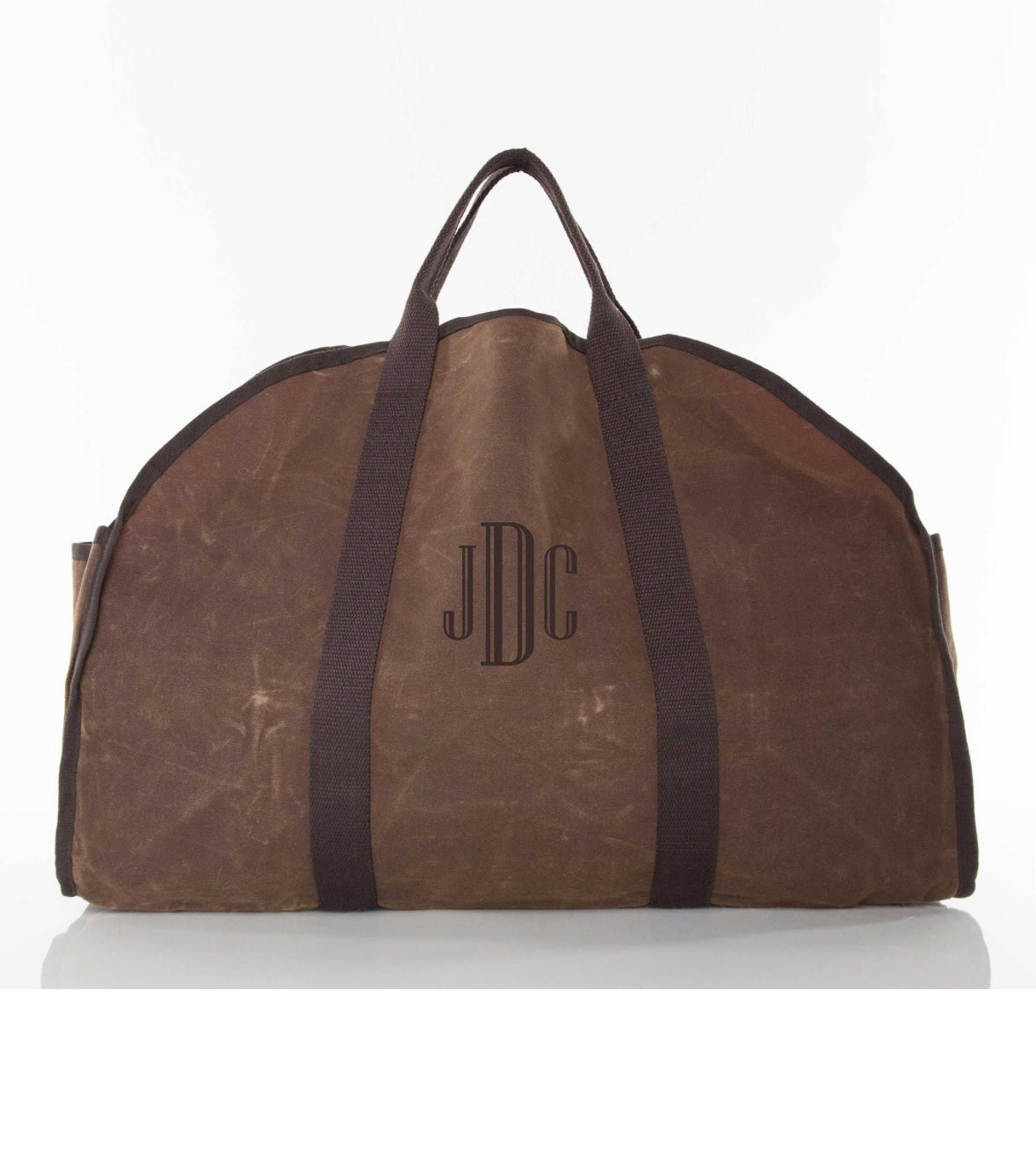 Waxed Canvas Log Carrier
