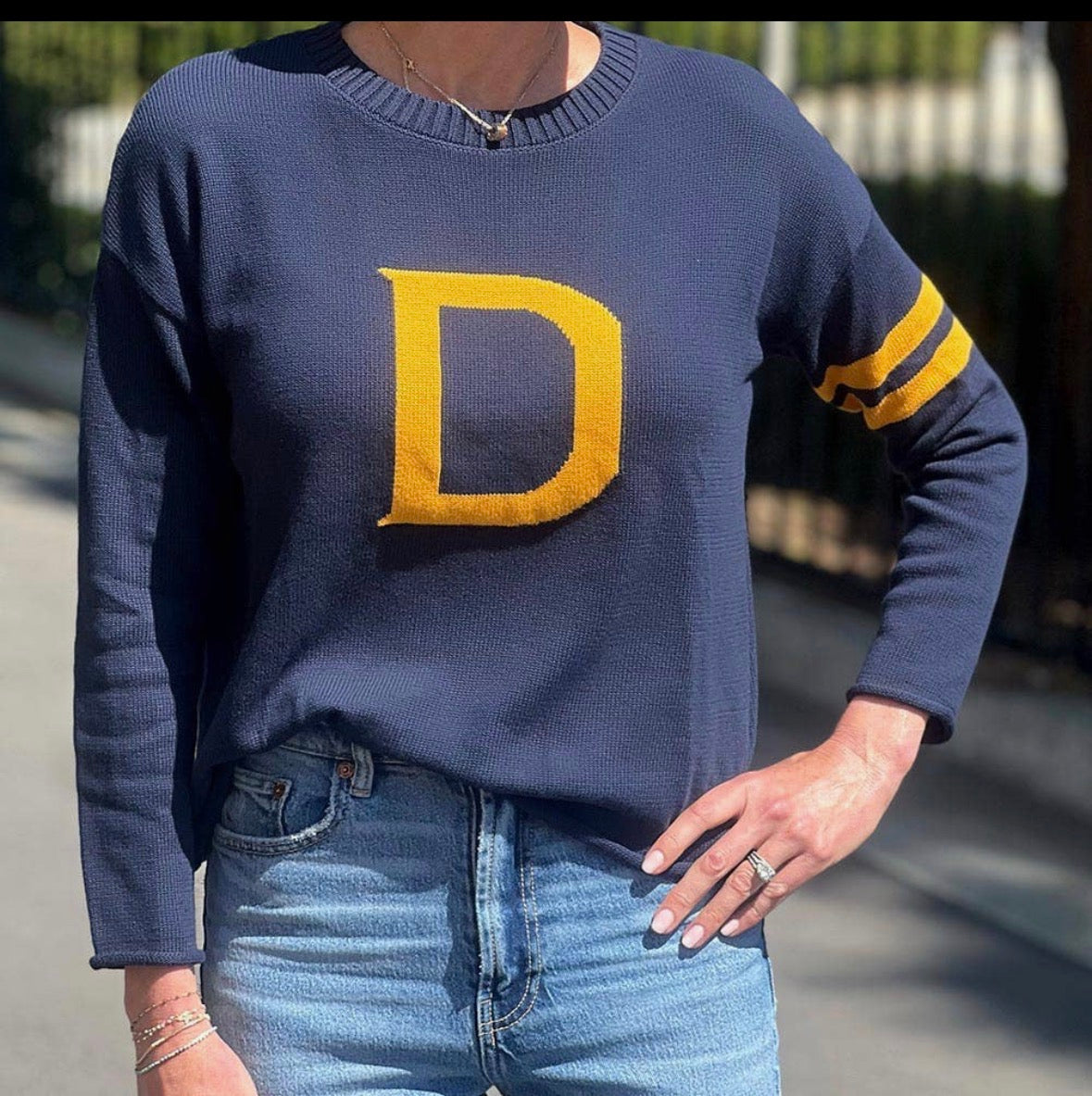 Drexel Long Sleeve - Navy Cotton