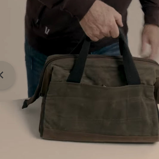 Waxed Tool Bag