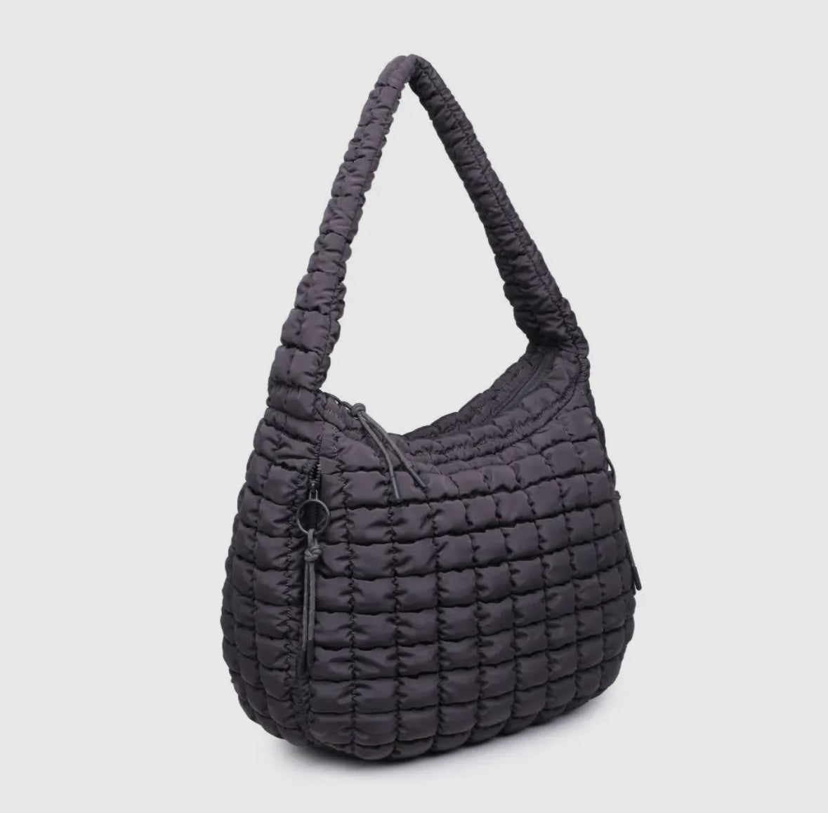 Quilted Nylon Hobo