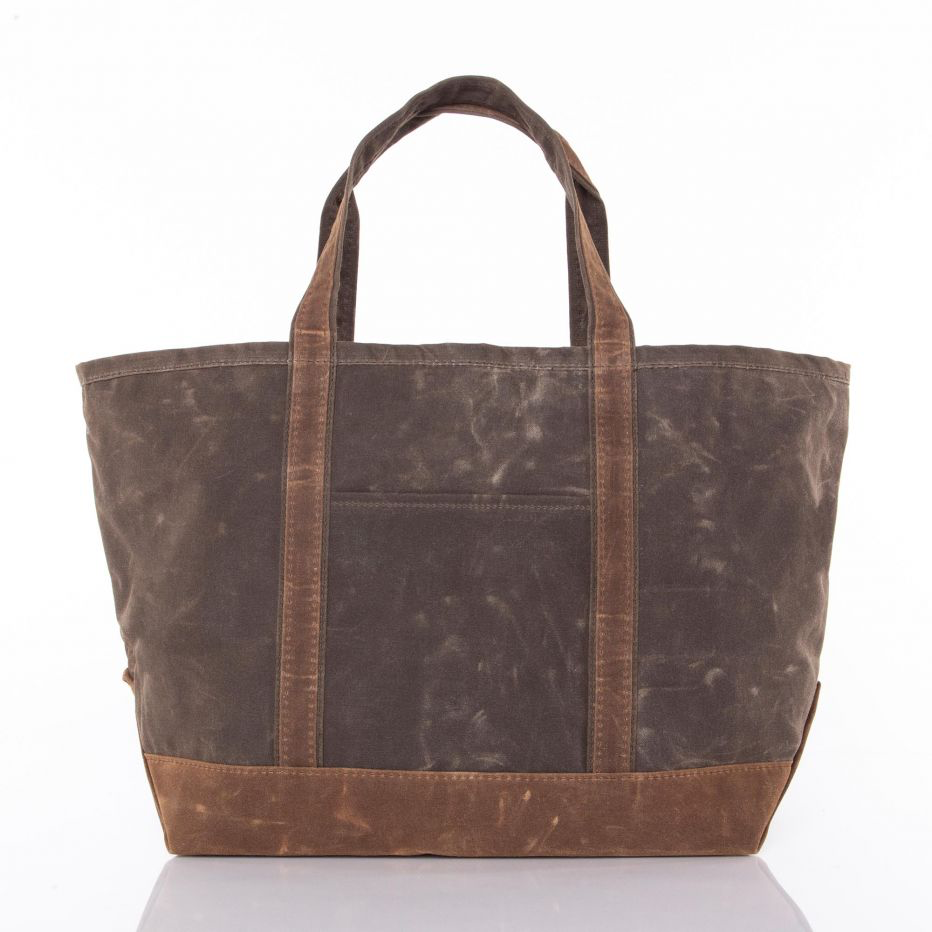 Waxed Canvas Boat Tote